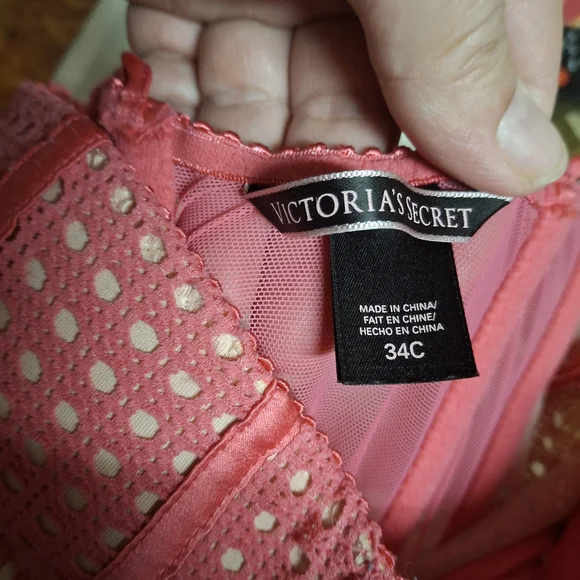 💋Victoria's Secret Pink Mesh Lace Bodysuit💋 - Picture 7 of 7